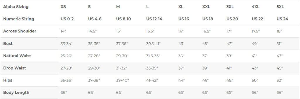 Size Guide