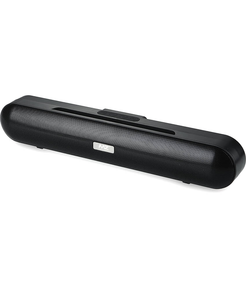 MZ S656 10 W Bluetooth Speaker Bluetooth V 5.0 with SD card Slot Playback Time 6 hrs Black