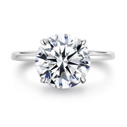 MEGA ROUND CUT RING - Fine Silver-8 / 9 / Silver