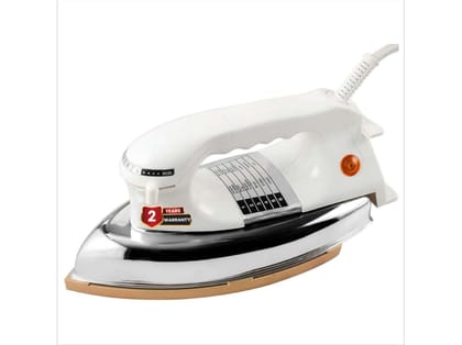 BALTRA Duro Heavy Weight Automatic Dry Iron (Metal Body, White) 1000W