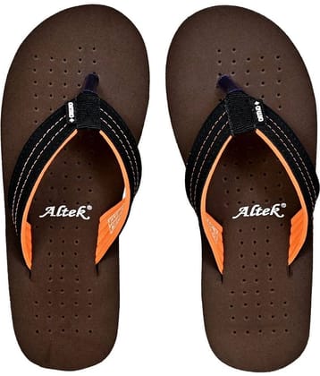 Altek - Brown Women's Thong Flip Flop
