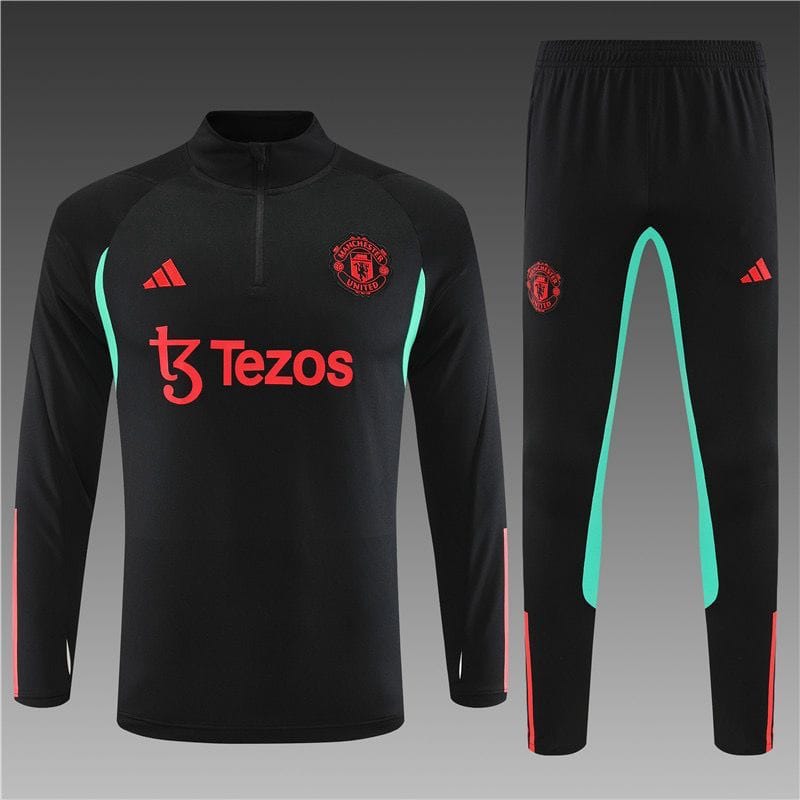 Manchester United Black Training Suit 23 24 Season-S