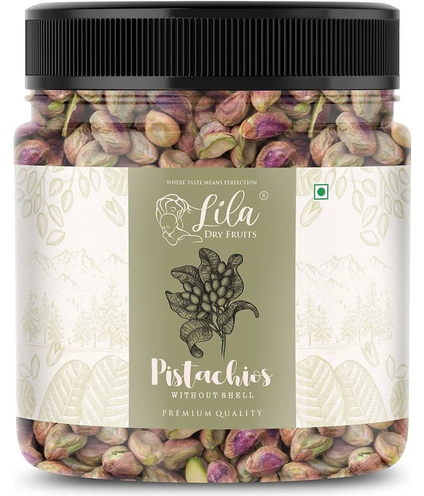 LILA DRY FRUITS Pista Premium Raw Mota Pistachios 500 Gms High Protein & Fiber Snack
