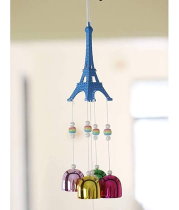 PAYSTORE Eiffel Tower Wind Chimes Brass Rod Indoor Windchime Pack of 1