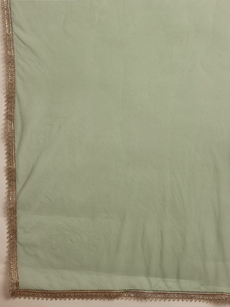 Olive Luxe Embroidered Kurta Set