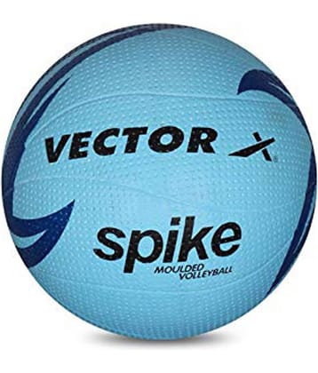 Vector X VB-Spike-Moulded-4 Rubber Blue Home Play Volleyball, Size 4 (for Age 10-18years)