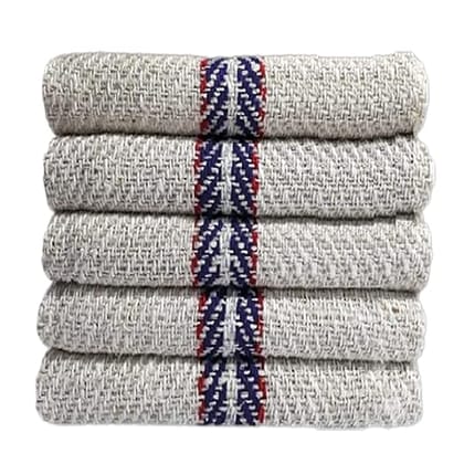 Cotton Floor Cleaning Pocha | Cotton Cleaning Cloth | Floor Duster| Sweeping Cloth | Reusable & Washable Cleaning Cloth | Floor Mop Cloth | 200 GSM |30 x30 inch |h(Pocha) for Mopping / Pack of 5