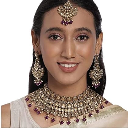 Gold-Plated Handcrafted Choker Set