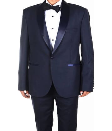 Gwalior Suitings Premium Blue Suit Length