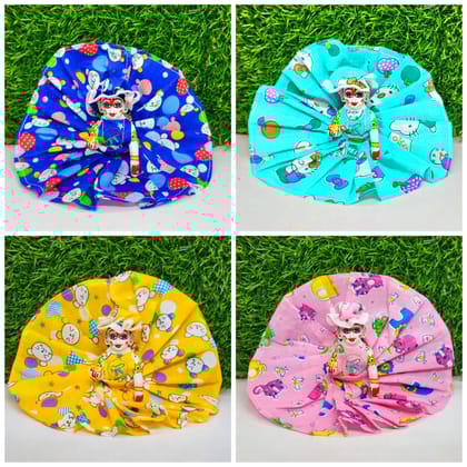 Laddu Gopal Cotton Dress (pack of 4)-3