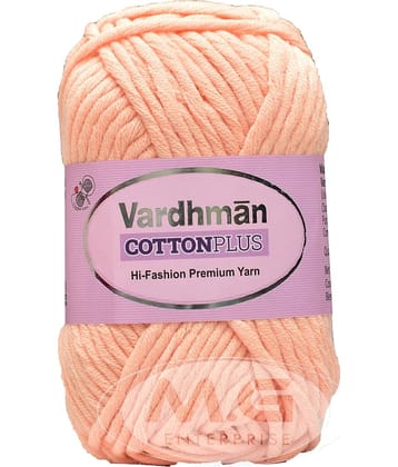 Vardhman Cotton Plus 16-ply Baba 400 GMS 51% Cotton, 49% Acrylic Ball Hand Knitting Cotton/Art Craft Soft Fingering Crochet Hook Yarn, Needle Knitting Yarn Thread Dyed- Art-AFDG