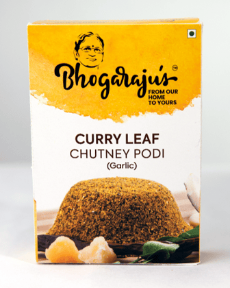 Bhogarajus  Curry Leaf Chutney Powder with Garlic - 100 grams