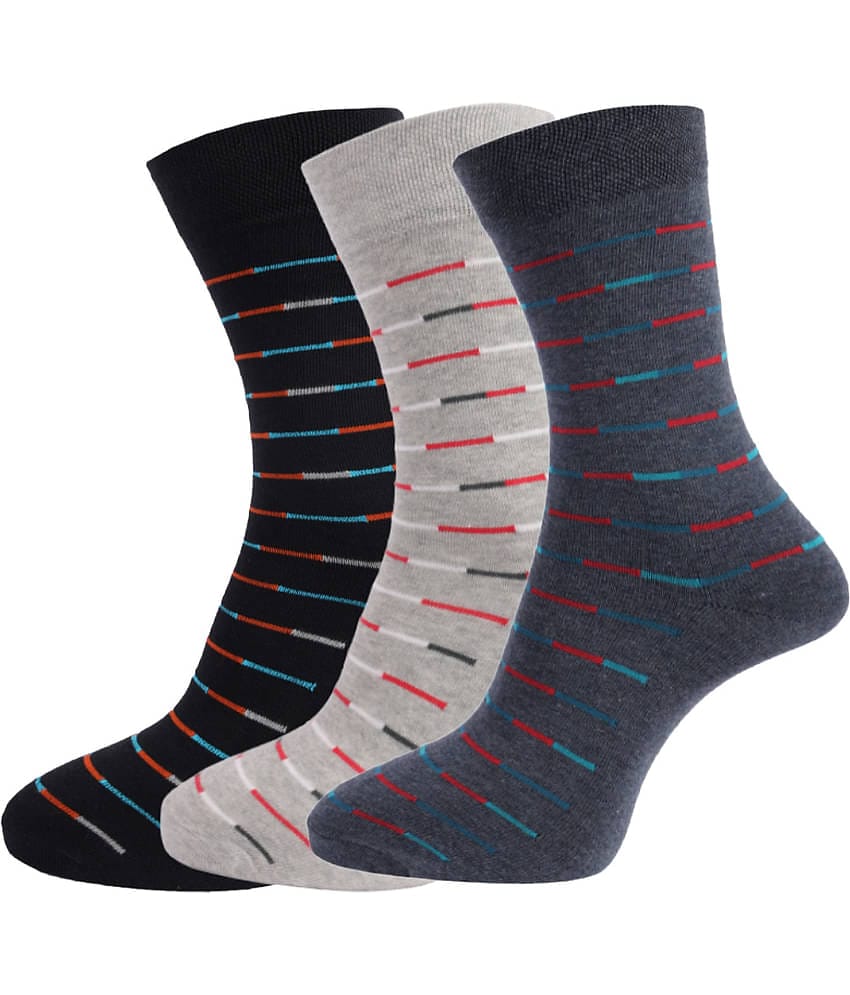 Dollar Multi Casual Full Length Socks Pack of 3