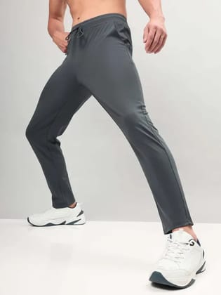 TechnoSport Men's Dry-Fit Solid Track OR-89 (City Grey)-M