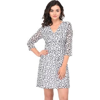 Purys Women Multicolor Wrap Dress