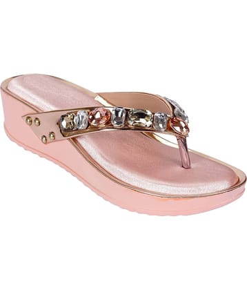 JM Looks Tan Women's Slip On Heels