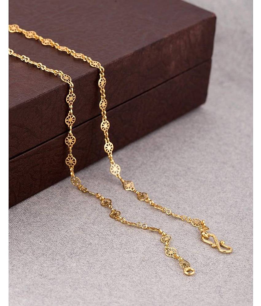 FASHION FRILL - Gold Plated Chain ( Pack of 1 )