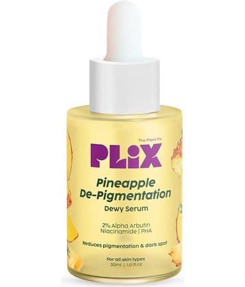 The Plant Fix Plix 2% Alpha Arbutin Pineapple Serum for Pigmentation & Dark Spot Reduction(30 ml)