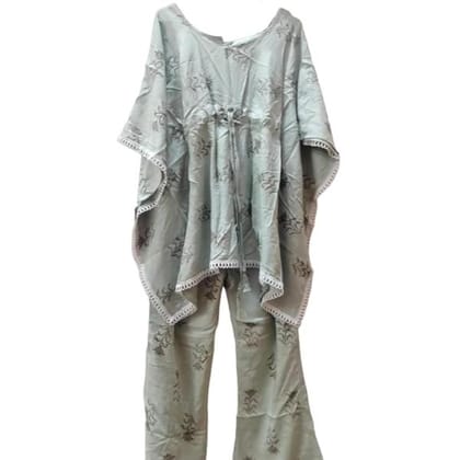 Effortless Elegance - Cotton Printed Kaftan Kurta Effortless Elegance - Cotton Printed Kaftan Kurta