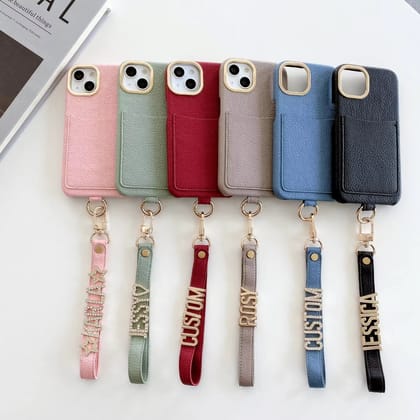Add -On 2-5 Mini 3D Letter Golden Initials On Short Strap