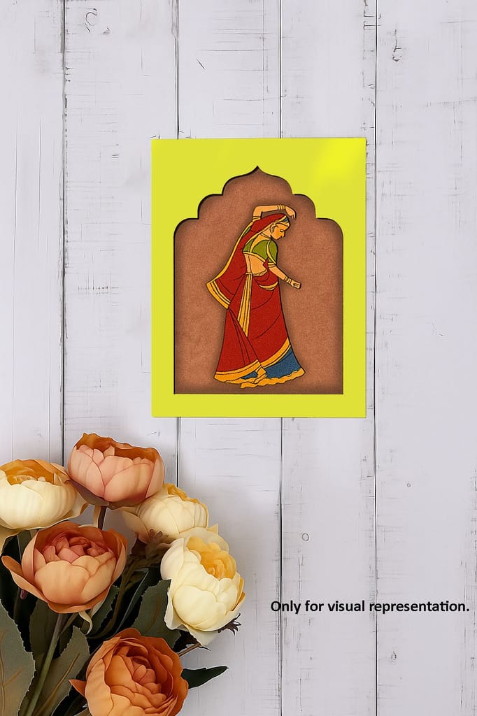 Dbeautify's DIY Traditional Indian Woman MDF Craft Base