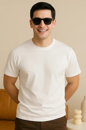 Classic Crew in White-S
