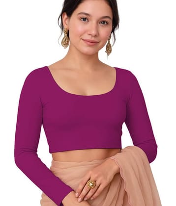 THE BLAZZE Women's Cotton Crop Top ( Pink )