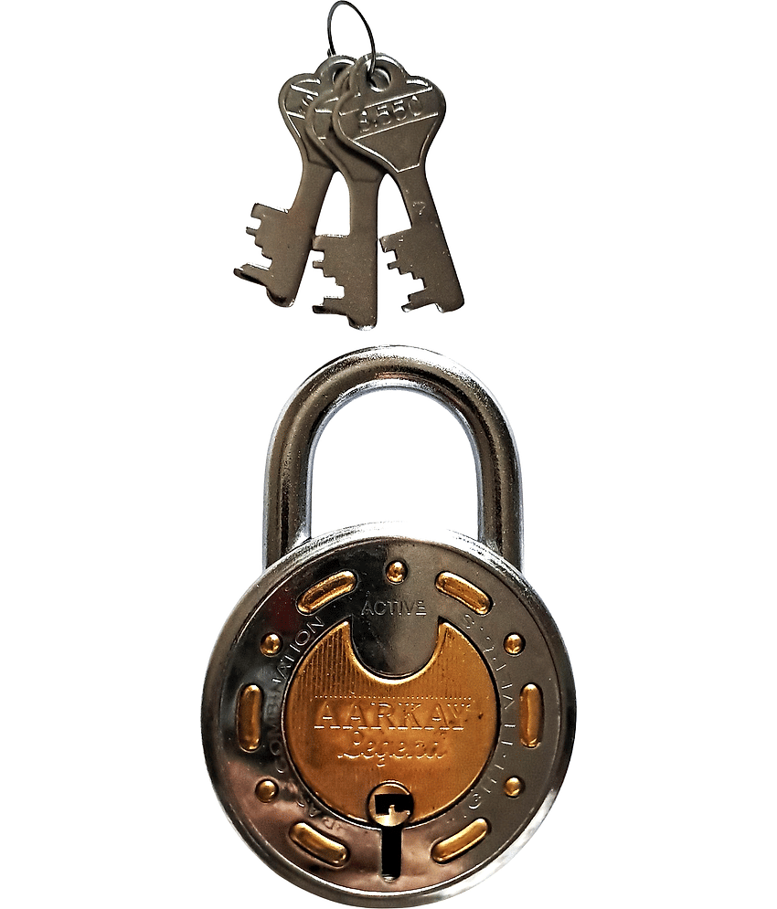 lockSet of 1, 65mm Pad Lock,Door Lock,Chain Lock,Machine Lock,Shutter Lock,Window Lock,Channel gate Lock,Office Lock,Home Lock Multipurpose