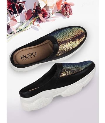 Fausto Black Women's Slip On