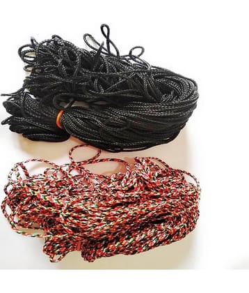 Silk Dark red Cotton Silk Nazar Dhaga, 60 Meters Religious Black Thread - Kala Dhaga - Anant Dhaga -100% Silk Moltadu Najar Surksha for Boys,Girls