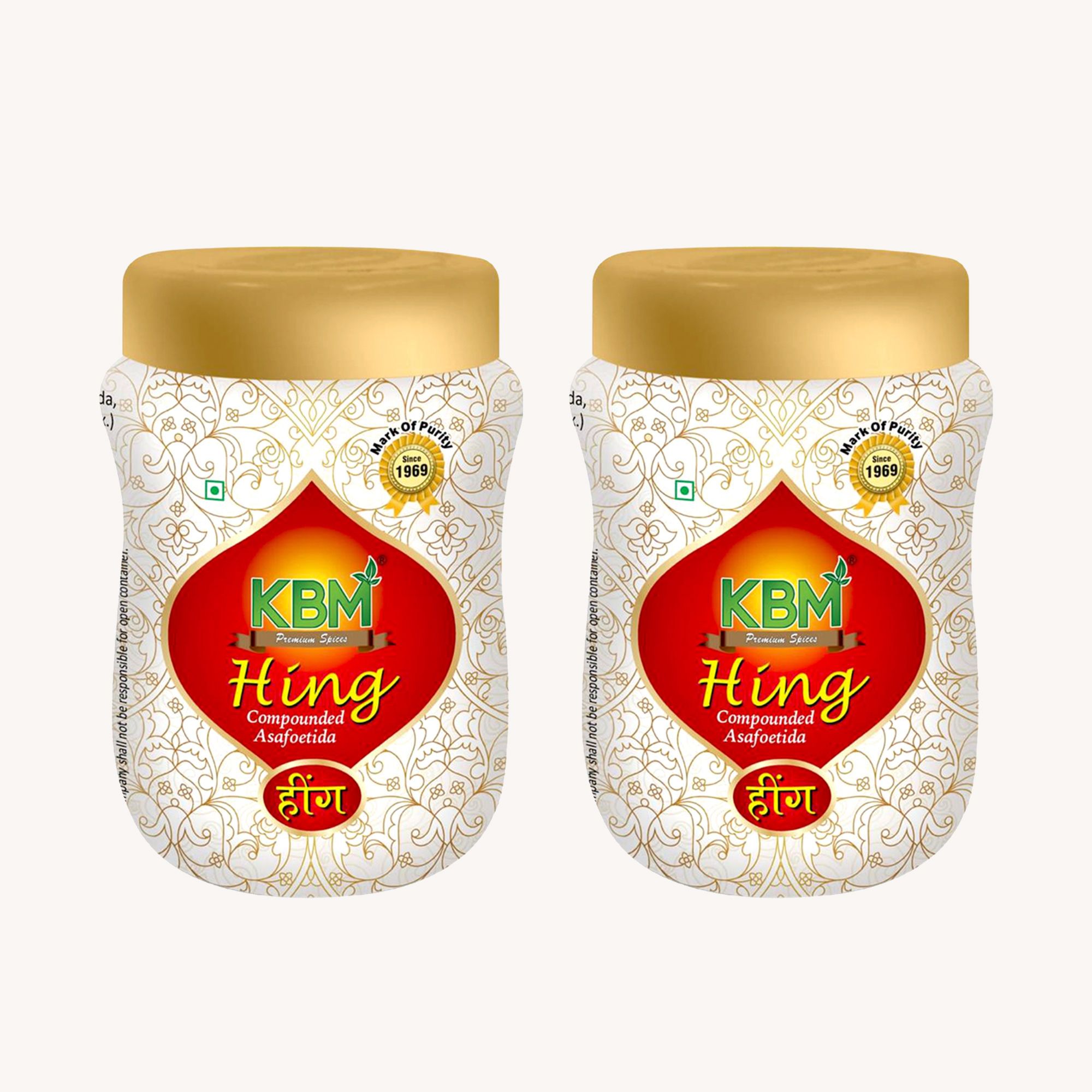 KBM Premium Spices Hing, 50 gm - Pack of 2