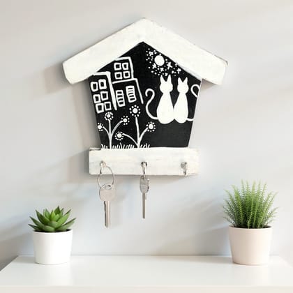 Handcrafted Wooden Key Holder | 4 x 6 Inches