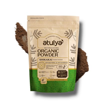 Atulya Shikakai Organic Powder - 100 % Pure & Natural - 100gm