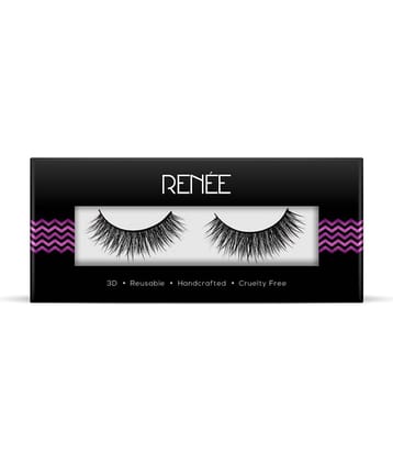 RENEE False Eyelashes Long Natural 3D Fake Eyelash Sasha The Blink, Lightweight, Easy to Use, 1 Pair
