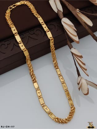 Classical Nawabi with Pokal Chain for Men-1 CH-117-22 inch