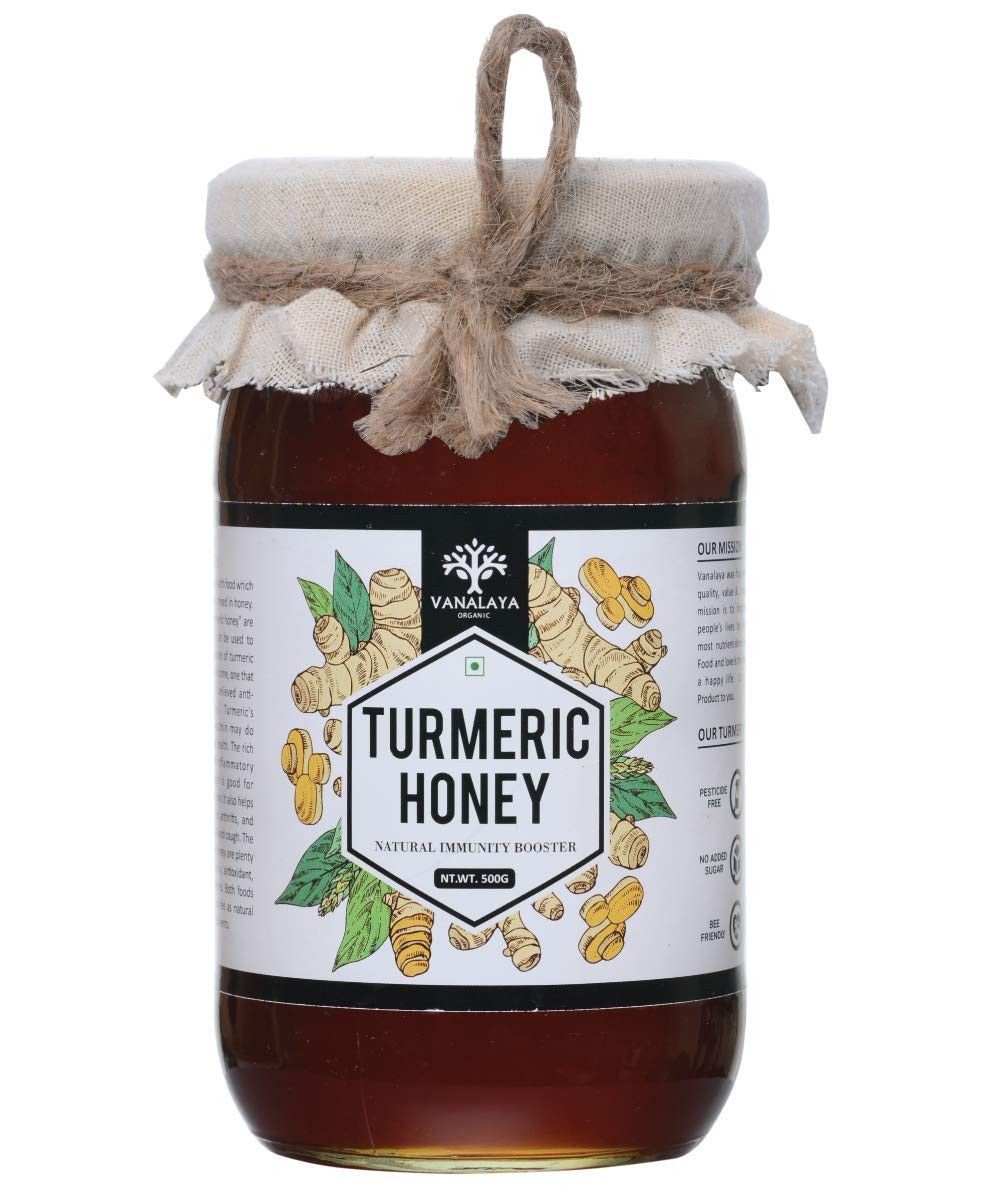 Turmeric Honey Infused with Turmeric Extract for Immunity Boosting and Digestion 500gm