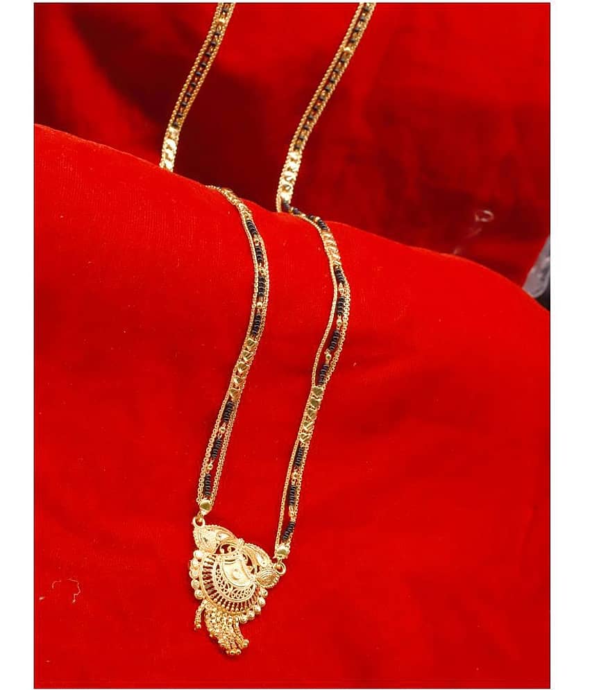 shankhraj mall - Golden Mangalsutra ( Pack of 1 )