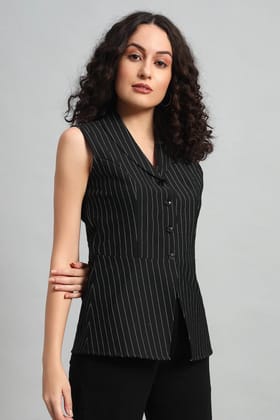The Playful Peplum Waistcoat-XS