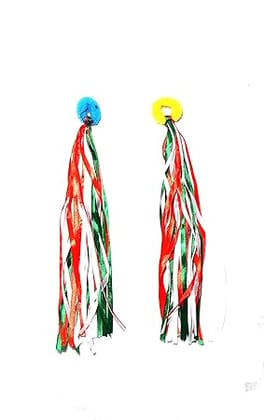 Chopra Premium Blue Tricolour Pom Pom Pack of 5 – Quality Assured Product