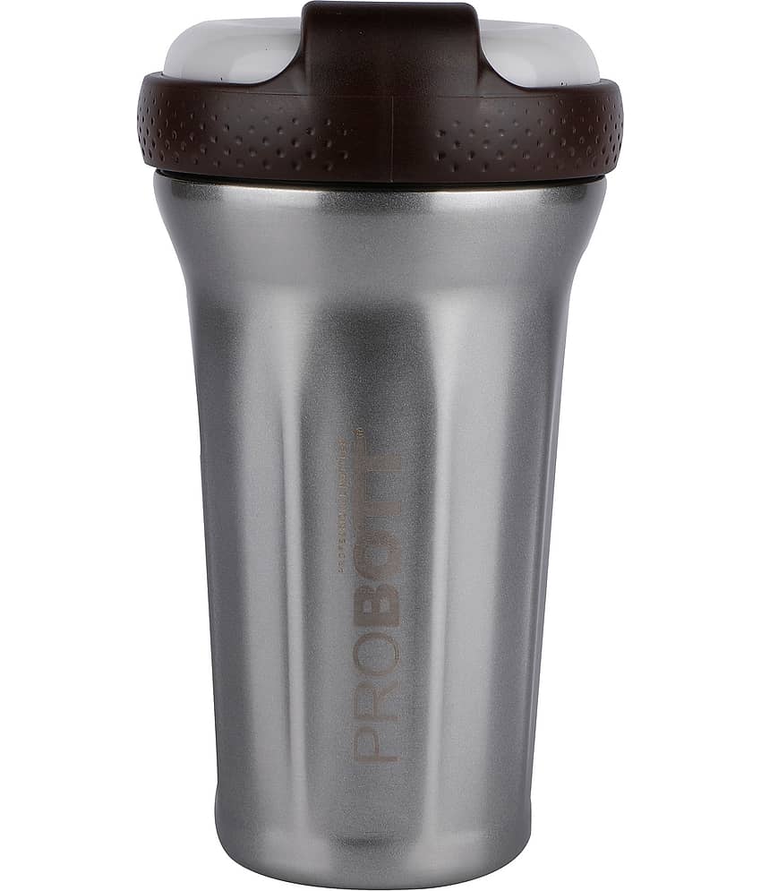 Probott Elegant 500ml Grey Stainless Steel Water Bottle 500 mL ( Set of 1 )