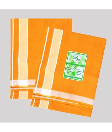 Feather Green - Multicolor Cotton Men's Lungi ( Pack of 2 )