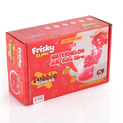 Frisky Slime DIY Watermelon Jelly Cube Slime Kit for Kids Frisky Slime DIY Watermelon Jelly Cube Slime Kit for Kids