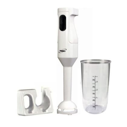 Softel Turbo Bare Hand Blender 250 Watts Heavy Duty Motor with Blending Jar and Wall Bracket | White