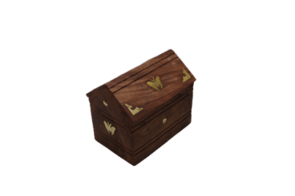 Wooden Gullak Hut Shape