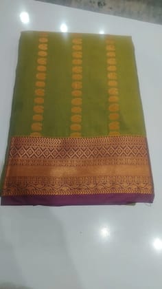 Copper Pattu Silk Saree