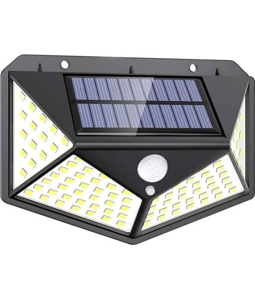 GEEO 0.2W Solar Outdoor Wall Light ( Pack of 1 )