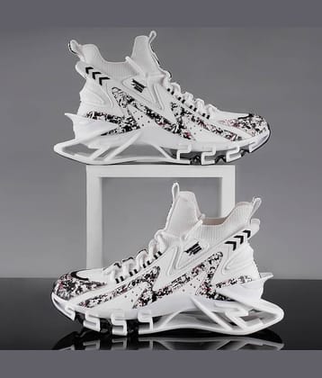 ATOM Multi Print Black Men's Lifestyle Shoes