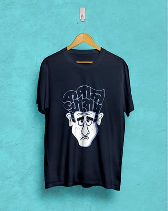kopal kharap | BENGALI GRAPHICS TSHIRT |-Navy / X-small