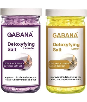 GABANA Crystal Natural Bath Salt 200 g Pack of 2