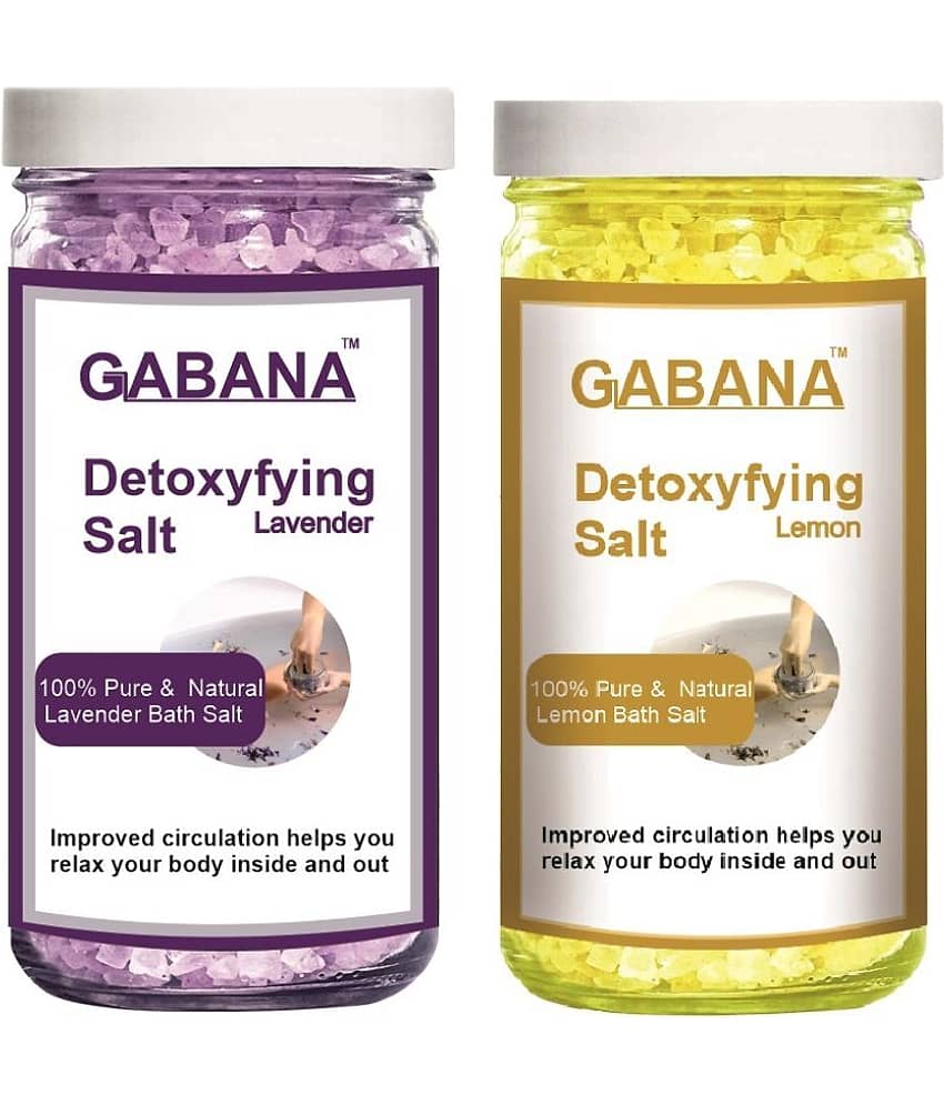 GABANA Crystal Natural Bath Salt 200 g Pack of 2
